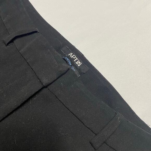 Apt 9 Slacks Black Modern Fit Size 6 Vintage Preppy Dressy Work - Picture 3 of 10